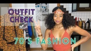 'How to be ready for the 70’s Fashion Revival! Outfit Check'