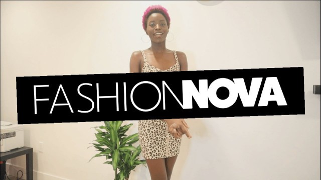 'Black Friday Shopping Fashion Nova Try on Hual'