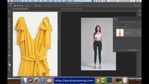'Fashion Designing Using Photoshop - FREE DEMO - Replace & Adjusting dress on female'