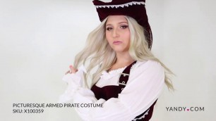'PICTURESQUE ARMED PIRATE COSTUME | YANDY.COM'