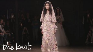 'Boho Wedding Dress trend: Bridal Fashion Week Spring 2018'