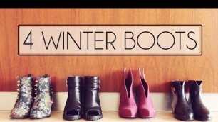 'Four Winter Boots // Women\'s Fashion'