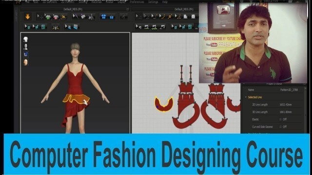 '#1 Fashion designing computer course | online learning |dress design | illustration art | pattern'