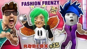 'FGTEEV Fashion Frenzy ROBLOX #35! Silly Scary Famous Celebrity Dress Up Game! Chase vs Lexi vs Duddy'