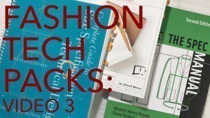 'Fashion Design Tech Packs #3: Specs and Grading'