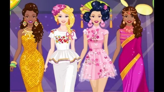 'Around The World Fashion Show - Barbie Dress Up Game For Girls'