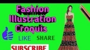 'Fashion Illustration Croquis'