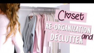 'CLOSET RE-ORGANIZATION ♥ Fashion Bloggers Closet'