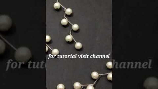 'Handmade necklace| beads jewellery| how to make beads necklace at home| diy necklace| diy craft'