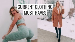 'CURRENT CLOTHING FAVES & TRY ON'