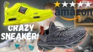 'BUYING ALL THE CRAZIEST SNEAKERS ON AMAZON! (7 PAIRS)'