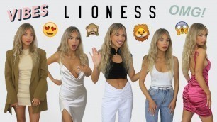 'THE VIBES!! LIONESS FASHION TRY ON HAUL 