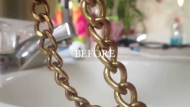 'HOW TO: clean fashion jewelry with one household product'