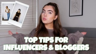 'TOP TIPS FOR INFLUENCERS & FASHION BLOGGERS | TRIED & TESTED'