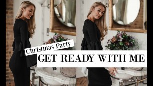 'Christmas Party GRWM // My Black & White Festive Style Essentials // Fashion Mumblr AD'