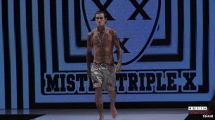 'Mr Triple X hits the runway at Art Heart at LA Fashion Week 2015'