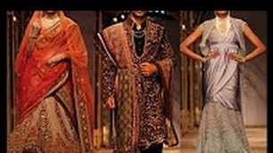 'Models in Traditional Collections of Sarees at India Bridal Fashion Week 2013'