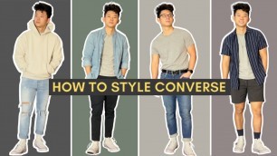 'HOW TO STYLE CONVERSE CHUCK TAYLOR HIGH TOP SNEAKERS'