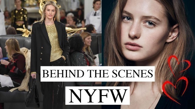 'Life Of A Model | Behind The Scenes At New York Fashion Week | Sanne Vloet'