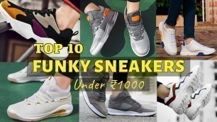 '10 Best CHUNKY SNEAKERS Under 1000 For Men (Hindi) | Best Sneakers For Men Online'