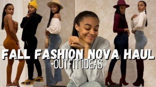 '*HUGE* FASHION NOVA FALL HAUL | Try On + Outfit Ideas'