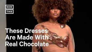 'Paris Has a Fashion Show For Chocolate Dresses'