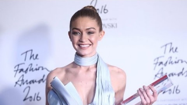 'Gigi Hadid beats sister Bella to Model of the Year title at British Fashion Awards as she stuns'