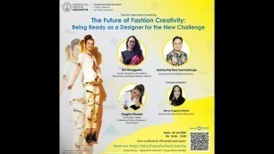 'Seminar Online - The Future of Fashion Creativity: Being Ready as a Designer for the New Challenge'