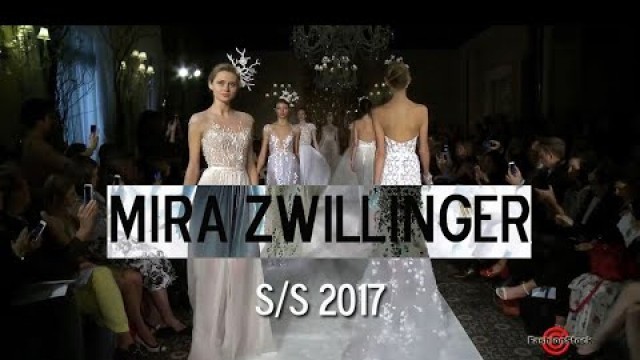 'MIRA ZWILLINGER Bridal Fashion Week NY Spring Summer 2017 Collection Runway Show | EXCLUSIVE (2016)'