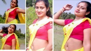 'Sari Sundori | River Side Saree fashion| handlooms Multi color Sari Wearing | Desi sari fashion'