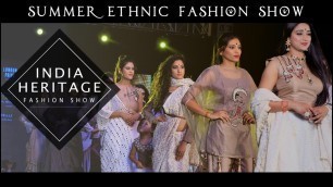 'India Heritage Fashion Week | Kids Fashion Show | Reet Riwaaz | Summer Wedding Fashion | Lahenga'