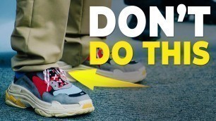 '6 Shoe Rules You Should NEVER Break | Men\'s Sneakers | Alex Costa'