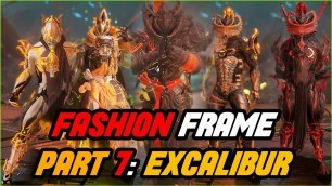 'Excalibur Fashion Frame | THE NINJA | Warframe Part 7 Fashion Showcase 2021'