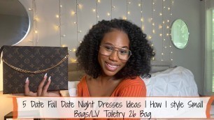 'Fashion Nova Fall Dresses Try On Haul | Date Night Dress Ideas | How I Style My Small Bags'