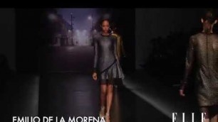 'Emilio de La Morena. London Fashion Week. Otoño / invierno 2015-2016 | Elle España'