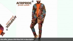 Men Casual Tracksuit African Print Clothing Set Dashiki Printed Blouse