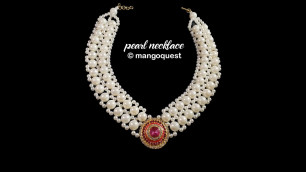 'Pearl Necklace Fashion Jewellery DIY 054'