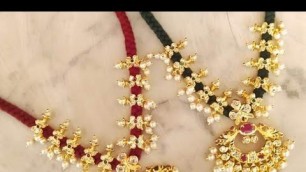 '#Imitationjewellery#Silk thread#Black#Handmade How to Make Latest Silk thread Jewellery'