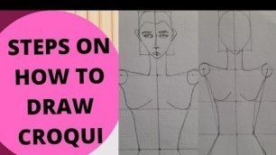 'CROQUIS DRAWING FOR BEGINNERS- Front view torso'