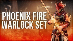 'Phoenix Fire Warlock Set - Destiny 2 Fashion Builds'