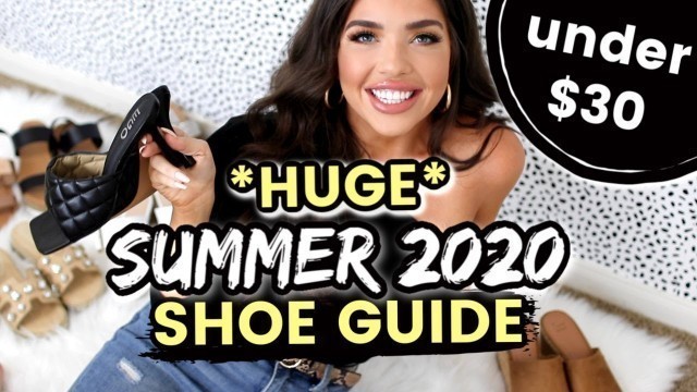 SUMMER 2020 SHOE GUIDE | Walmart, Target, DSW Haul | Affordable Summer Fashion | Designer Dupes