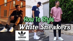 'HOW TO STYLE WHITE SNEAKERS - SUMMER LOOKBOOK'