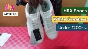 'HRX White Pro Sneakers Unboxing | HRX White Sneakers At Rs.1169/- Only On Myntra Unboxing Video'