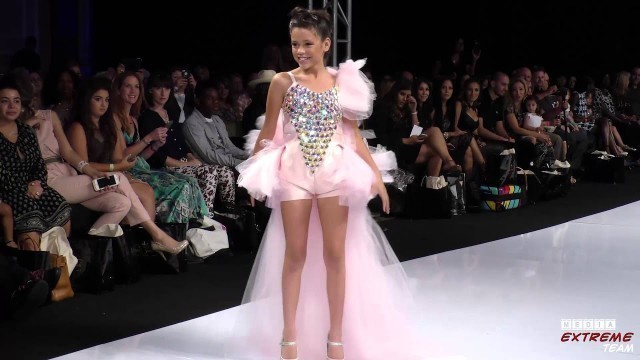 'Lil Jewels on the Runway at Art Heart during LA Fashion Week 2015'