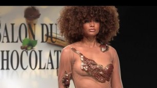 'Models in chocolate dresses kick off Paris show'