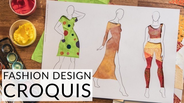'4 Easy To Make Design Ideas Using Fashion Croquis'