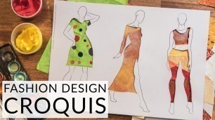 '4 Easy To Make Design Ideas Using Fashion Croquis'
