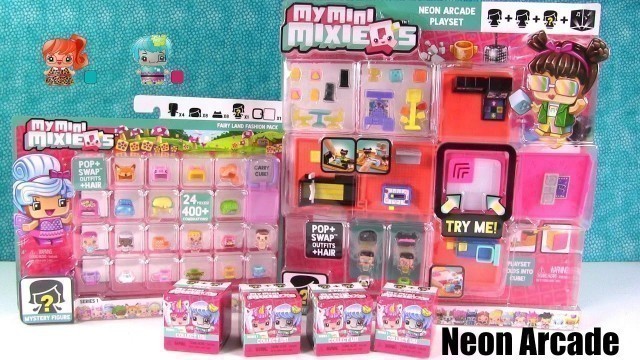 'Neon Arcade Playset Fairy Land Fashion Pack My Mini Mixie Q\'s Blind Bag Opening | PSToyReviews'