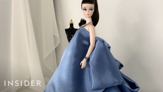 'Designer Makes High-End Barbie Dresses'
