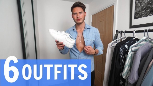 'HOW TO STYLE WHITE TRAINERS/SNEAKERS | Men\'s Outfit Ideas Summer 2020'